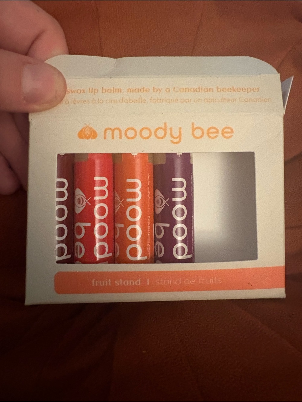 Moody Bee Fruit Stand Lip Balm (Set of 4)